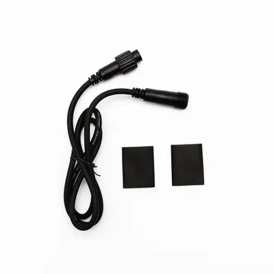 Produktbild von Verlängerungskabel, schwarz, 1 m, IP67