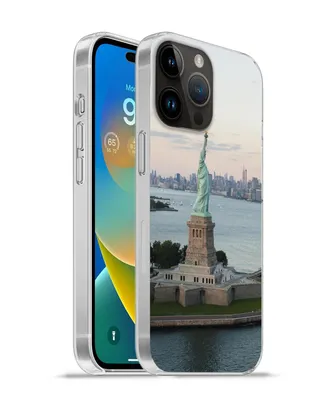 Produktbild von MuchoWow® Handyhülle Schutzhülle Hülle für Apple iPhone 14 Pro Max New York - Freiheitsstatue - Amerika Silikon Softcase Handy Hülle - Hardcover