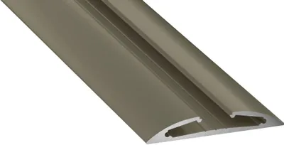 Obrázek produktu pro LED hliníkový profilový pásek Inox | Typ RETO Versatile | S koncovkou | Mléčný kryt | 1m