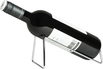 Produktbild von QUVIO Weinregal - Metall Weinregal - Weinregal stehend - Weinregal liegend - Weinregal - 1 Flasche - Metall