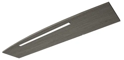 Produktbild von Pelipal Serie 4010 Kranzbeleuchtung 4990.191251 Korpusfarbe Graphit Struktur quer NB 122 cm