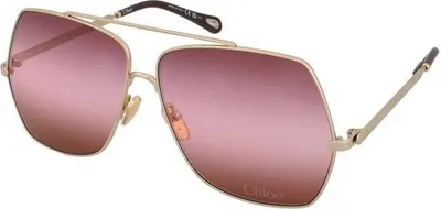 Produktbild von Chloe Sonnenbrille CH0278S 003 Metall UV400 Verlaufseffekt Doppelsteg