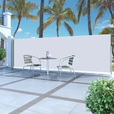Produktbild von Maison Exclusive - Ausziehbare Seitenmarkise 160x514 cm Creme