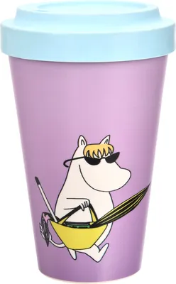 Produktbild von Nordic Buddies Mumin Kaffeebecher To Go Snorkmaiden Beach 450ml umweltfreundlich
