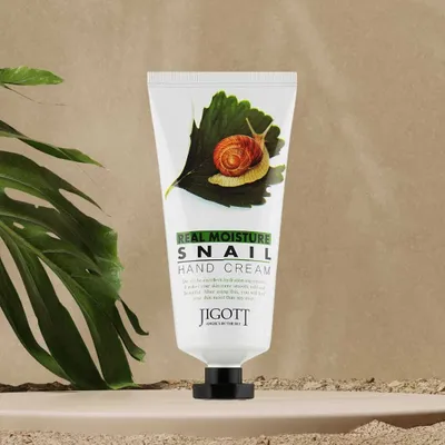 Zdjęcie produktu dla Jigott - Krem do rk Real Moisture Snail - 100 ml