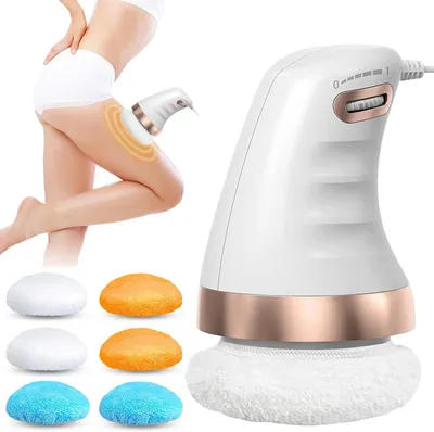 Produktbild von Massagegerät für Cellulite – Hautstraffung und Körperkonturierung – Hautverbesserung und Körperpflege – Mikro-Vibrations- und Kompressionstechnologie – 21 x 21 x 11 cm – Weiß