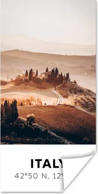 Produktbild von MuchoWow® Poster Toskana - Italien - Sommer 60x120 cm - Wandschmuck