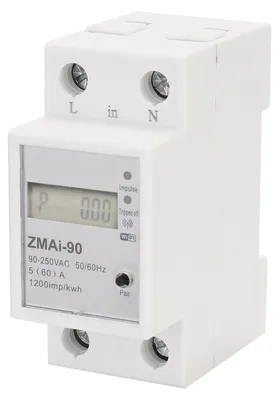 Obrázok produktu pre Jednofázový inteligentný Wi-Fi elektromer, meranie spotreby elektrickej energie, kWh, wattmeter, podporuje aplikáciu Smartlife/Tuya, kompatibilný s Alexa a Home