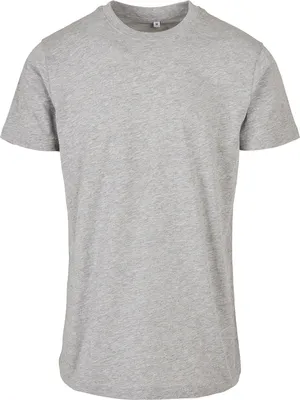 Immagine prodotto di Build Your Brand - Maglietta girocollo "Basic" da uomo RW8520 (3XL) (grigio screziato)
