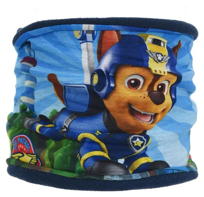 Productafbeelding van Paw Patrol kinderwarme sjaal voor jongens, multifunctionele sjaal, winter, fleece, kleur: blauw