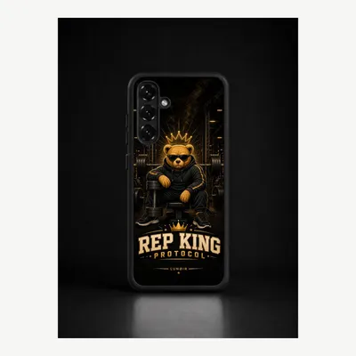 Productafbeelding van Samsung A36 hoesje, telefoonhoesje, beschermhoesje, case met fitnessmotief – LUNØIR ©