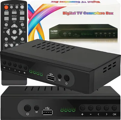 Obrázek produktu pro Přijímač DVB-T2 HDMI HD Digitální přehrávač médií USB TV TV HEVC H.265 PVR Ready IPTV Timeshift Internet Ethernet SCART DVB-T MPEG 4 Retoo