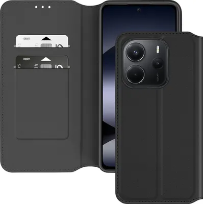 Produktbild von Avizar, Classic Edition Kunstlederetui Xiaomi Redmi Note 14 4G, Schwarz