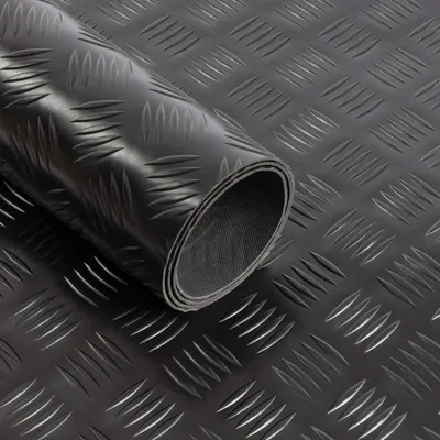 Immagine prodotto di Pavimento in PVC Diamond Cut Black 120x450 cm
