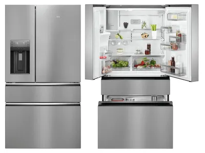 Obrázok produktu pre AEG RMB954E9VX, Voľne stojaci, Francúzske dvere, Strieborná, Nerezová oceľ, Argento, Dotyk, LCD
