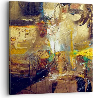 Produktbild von Bild auf Leinwand - Leinwandbild - Abstraktion modern - 40x40cm - Wand Bild - Wanddeko - Wandbilder - Leinwanddruck - Bilder - Kunstdruck - Wanddekoration - Leinwand bilder - Wandkunst - AC40x40-3483