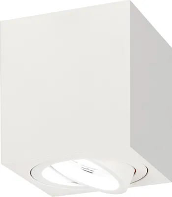 Produktbild von Ledvion - LED Aufbauspots Quadratisch, Dimmbare, 3W, 4000K, Weiß, Deckenleuchte