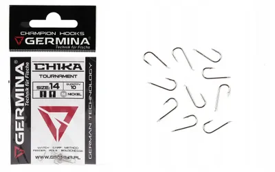 Produktbild von Germina Chika Nickel Angelhaken Gr. 8 vernickelt