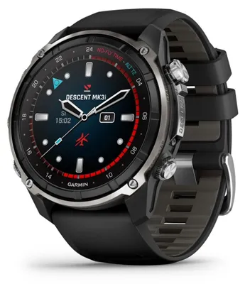 Immagine prodotto di Garmin Descent Mk3i, 51mm, Titanium Silver/black Con Cinturino In Silicone Black