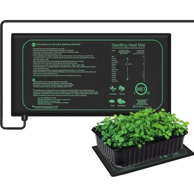 Produktbild von Heizmatte Pflanzen Zimmergewächshaus 21W Wärmematte Reptil Dragon Temperatur Heizkissen Amphibien Pet Mat Wärmer Bett Matte, 25x52,5cm