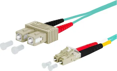 Produktbild von METZ CONNECT OpDAT Patchkabel, SC-D/LC-D OM3, 1 m