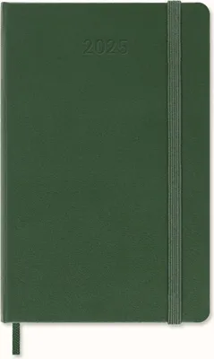 Immagine prodotto di Moleskine Agenda 12 Mesi - 2025 - Quotidiano - Tasca - Copertina Rigida - Verde Mirto