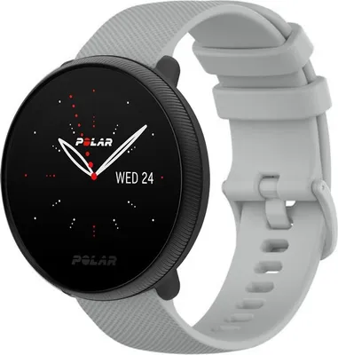 Produktbild von Strap-it Polar Ignite 3 Luxus-Silikonarmband (Grau)