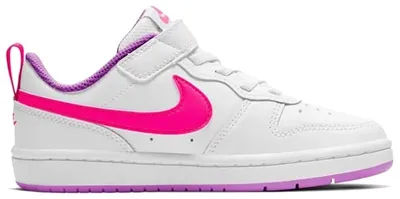 Produktbild von Nike Court Borough Low 2 White Fuchsia Glow (PS) - EU 32
