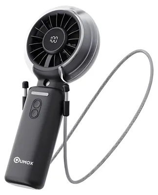 Obrázok produktu pre QUMOX Prenosný ventilátor so zabudovaným rozprašovačom, čierna farba