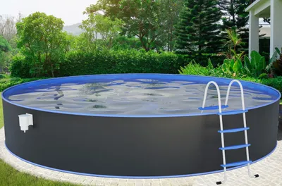 Produktbild von Steinbach Stahlwandpool Set Nuovo Ø 450 x 120 cm