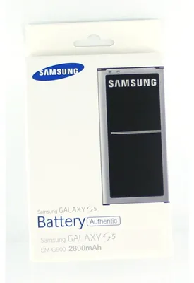 Produktbild von Akku für Samsung SM-G900F mit NFC Li-Ion 3,85 Volt 2800 mAh schwarz.