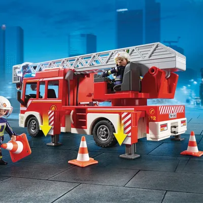 Zdjęcie produktu dla PLAYMOBIL 9463 City Action Wóz strażacki z drabiną