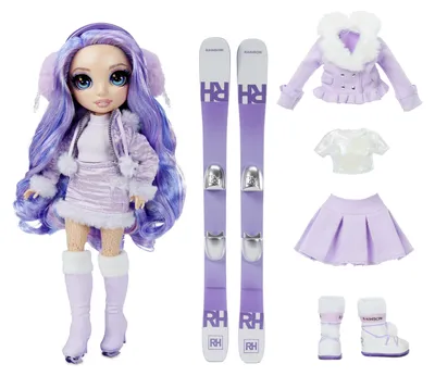 Produktbild von MGA Entertainment Rainbow High Winter Break Fashion Doll- Violet Willow (Purple)