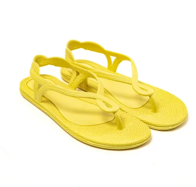 Immagine prodotto di BRASILERAS Infradito donna antiscivolo scarpe comode da spiaggia/piscina/urbano giallo - 39 EU-UBATAY