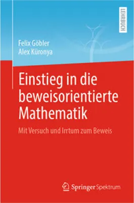Obrázek produktu pro Einstieg in die beweisorientierte Mathematik