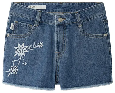 Produktbild von Pepe Jeans Mädchen A-line Hw Patty Floral Shorts, Blau (Denim-), 8 Jahre