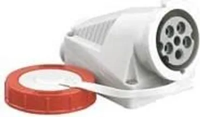 Zdjęcie produktu dla Gniazdo 63A 3P+N+Z IP67 izolowane stałe 220/380V