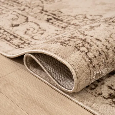 Produktbild von TT Home Wohnzimmer Teppich Esszimmer Vintage Orient Kurzflor Abstraktes Design Robust Größe 240x340 cm