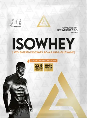 Image de Lazar Angelov Nutrition | IsoWhey | Whey Protein Isolate with Digestive Enzymes, BCAA & Glutamine Salt caramel