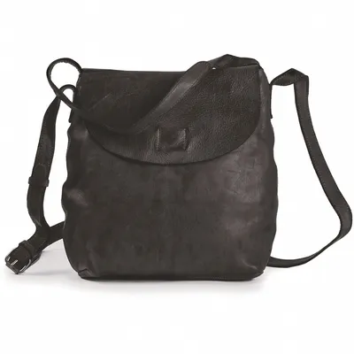 Produktbild von HAROLD'S Leder Umhängetasche Schultertasche Submarine Shoulderbag Black schwarz