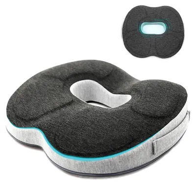 Produktbild von Anti-Dekubitus Sitzkissen – Orthopädisches Donut-Kissen, geeignet bei Hämorrhoiden, Prostatabeschwerden, Steißbein-, Ischias- und Rückenschmerzen, ideal für den Einsatz zu Hause und im Büro
