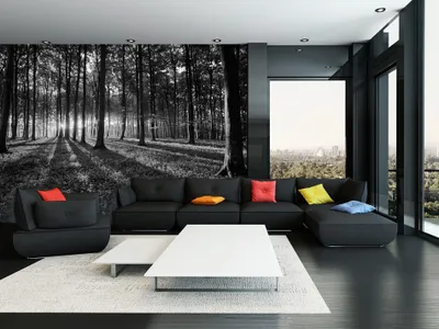 Produktbild von Vlies Fototapete 350x256 cm Tapeten Wandtapete XXL Wald c-B-0042-a-a
