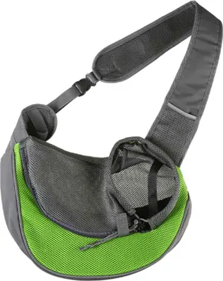 Produktbild von Tragbare Hundetragetasche, atmungsaktive Netz-Schultertasche für Hunde und Katzen, Welpen, Haustier-Schultertragetasche, verstellbare Reisetasche für kleine Tiere, Hund