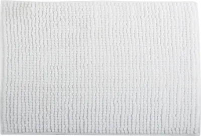 Produktbild von Badteppich MSV CHENILLE 80 x 50 cm weiß