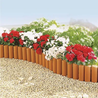 Produktbild von Prosperplast IPAL5, Garten-Einfassungsstreifen, Kunststoff, Braun, 240 mm, 2700 mm, Box