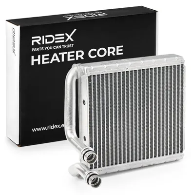 Produktbild von RIDEX 467H0061 Wärmetauscher Innenraumheizung Kühler für VW GOLF VI (5K1) Golf V Schrägheck (1K1) TIGUAN (5N) Passat Variant (3C5) GOLF PLUS Eos