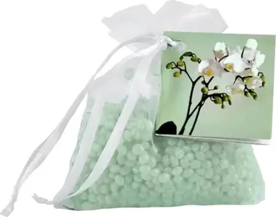 Produktbild von Duftsäckchen aus Organza, Wildorchidee
