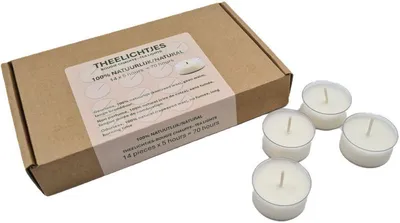 Productafbeelding van Soylites Natural Theelichtjes (14 stuks)