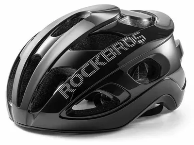 Imagen del producto de Casco para bicicleta para adultos (58-62 cm), color negro brillante, modelo Ionic+ ROCKBROS 100049001