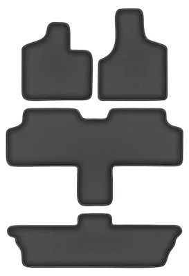 Immagine prodotto di Tappetini in moquette per Chrysler Voyager III 2001-2007 (7 posti) – set 4 pezzi, grigio grafite, su misura – Wielganizator DURBAN